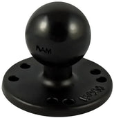 RAM Mounts round base plate with C-ball, 1.5 inch